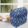 thumbnail image 4 of Winter Lounger Chair Bag, Snowflakes and Silhouettes of Christmas Pine Trees Christmas, High Capacity Storage with Handle Container, Lounger Size, Violet Blue Pale Blue, by Ambesonne, 4 of 5