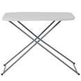 thumbnail image 3 of Flash Furniture 18.75''W x 29''L Height Adjustable Granite White Plastic Folding Table, 3 of 4