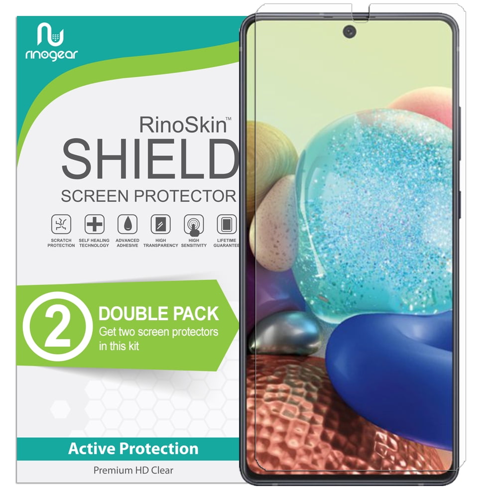 (2Pack) RinoGear Screen Protector for Samsung Galaxy A71 5G UW Case