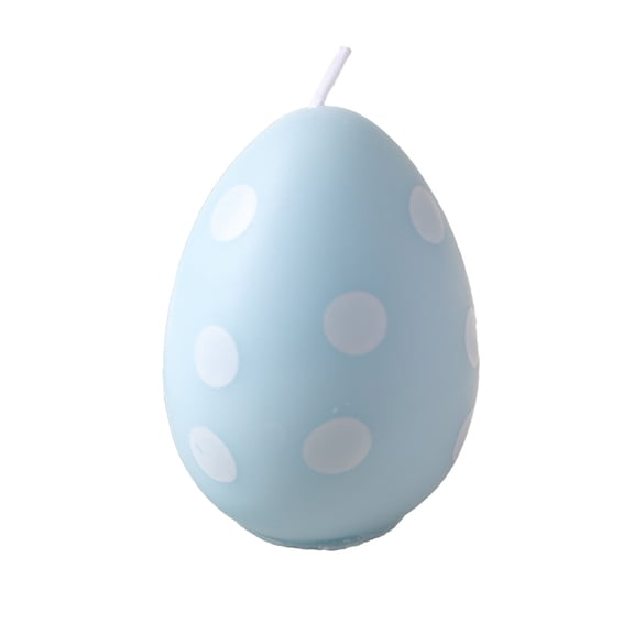 Easter Eggs Candle Colorful Burning Spring Egg Shaped Votive Candle Gift Unscented for Easter Party Home Decoration Supplies, Light Blue