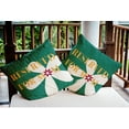 thumbnail image 2 of 20" x 20" Simply Daisy Reserved for Mom with Flowers Indoor/Outdoor Pillow, Kelly Green Qty 1, 2 of 6