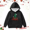 thumbnail image 2 of XEGLSBU Christmas Boys Hoodies Size 8-10 Sweatshirt Boys Boys Girls and Toddlers' Pullover Hoodie Sweatshirts c-Black Size 3-4 Years, 2 of 4