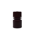 thumbnail image 2 of Reagent Bottle, Amber, 8mL - Narrow Mouth with Screw Cap - HDPE - Eisco Labs, 2 of 3