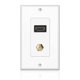 thumbnail image 1 of Gwong Electrónica DOONJIEY HDMI-Compatible con Conector de F Facilitación de la placa de pared 4K 1080p Socket Inserte Panel, 1 of 6