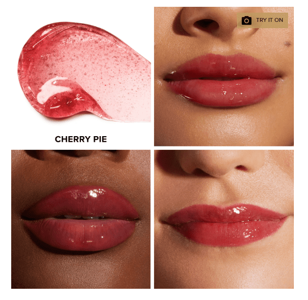 Too Faced Kissing Jelly Gloss Juicy Lip Oil/Gloss Hybrid 4.5 mL / 0.15 Fl oz - Cherry Pie