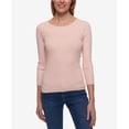 thumbnail image 1 of Tommy Hilfiger Suéter con chal inverso para mujer, rosa, extragrande, 1 of 3