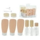 thumbnail image 1 of Conjunto de 8 Contenedores de Viaje Unique Bargains Botellas Portátiles Color Beige Nude, 1 of 6