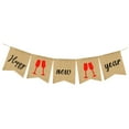 thumbnail image 4 of WHAMVOX Burlap Garland New Year Party Hanging Swirls Assorted Color 1Pack, 4 of 6