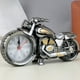 thumbnail image 5 of Reloj despertador con diseño de motocicleta | Reloj de escritorio decorativo vintage | Plástico gris dorado | Regalo único para hombres y niños | Decoración para dormitorio, oficina y hogar |, 5 of 6