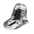 thumbnail image 1 of Casco de traje ignífugo, accesorios multiusos portátiles ignífugos, capucha de papel de aluminio transpirable profesional para extinción de incendios, 1 of 8