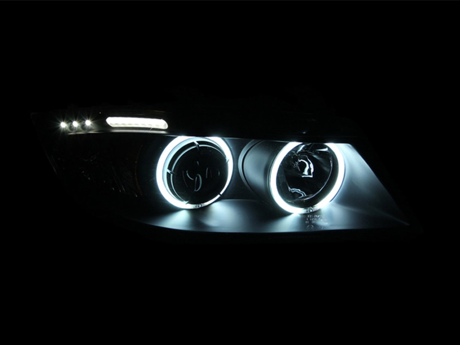 ANZO USA 121335 Projector Headlight Set w/Halo