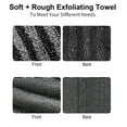 thumbnail image 5 of Lksixu Exfoliating Washcloth Towel, 40 inch Long Loofah Wash Sponge Exfoliating Body Scrubber Washer Back Exfoliator for Shower, Soft and Rough Texture Bath Wash Cloth for Senstive and Rough Skin, 5 of 8