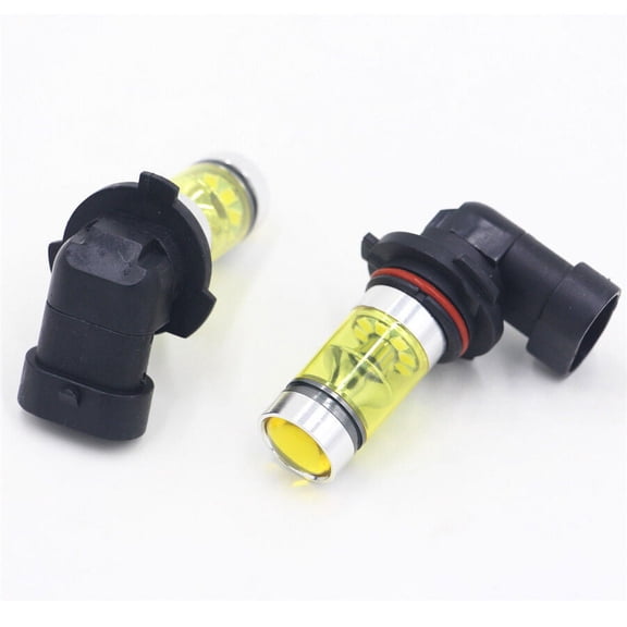 2PCS Yellow Fog Driving Light Bulbs Fits for 9006 HB4 100W 2323 LED 4300K