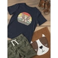 thumbnail image 3 of Retro Style Frenchie Bulldog T-Shirt Toddler -Image by Shutterstock,  4 Toddler, 3 of 4