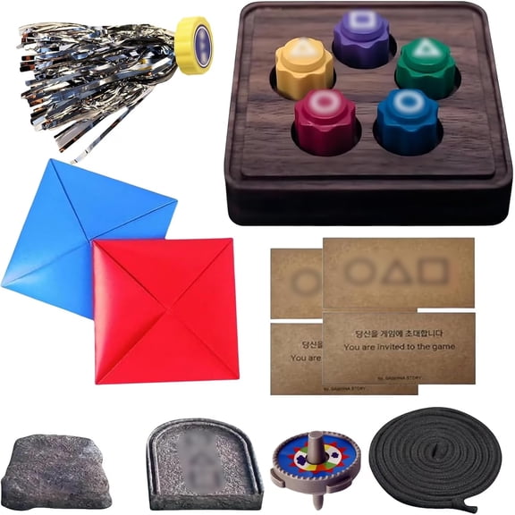 Gonggi Korean Game  Tossing Set (Korean Traditional Play Game) Jebi Chagi Stone Catching Biseokchigi Paeng-y DDAKJI Family Party