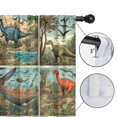 thumbnail image 4 of Blackout Kids Curtains,Cute Dinosaur Pattern Childrens Insulated Curtains Set Of 2,Bedroom Essentials,Toddler Room Decor 52x84in(132x213cm), 4 of 4