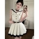 thumbnail image 2 of Vestido corto plisado con fragancia para mujer, minivestido francés Vintage, elegante, coreano, a la moda, para fiesta de verano, 2023, 2 of 3
