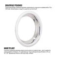thumbnail image 5 of Speedway Motors Stainless Steel Trim Beauty Ring, Designed to Fit 15 Inch Speedway Motors GM Rally Wheel, 15” x 3” Polished Stainless Trim Ring, Single, 5 of 5