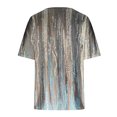 thumbnail image 4 of Mode Décontractée pour Femmes Chemises Imprimées Manches Courtes Tee-Shirts Amples Tunique Blouse Hauts pour Femmes Hauts Manches Courtes pour Femmes Imprimé Floral Hauts pour Femmes, 4 of 5