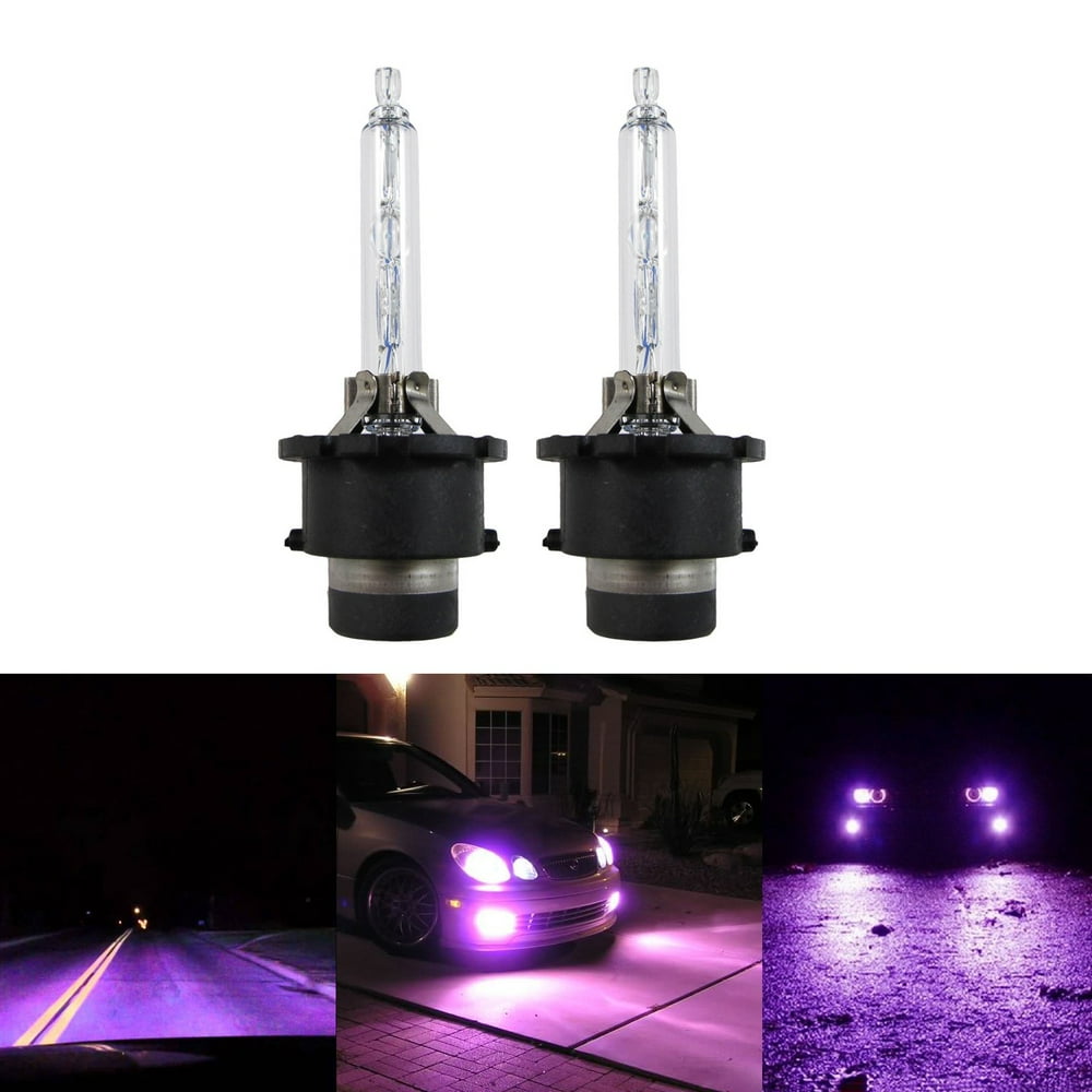 Xotic Tech 2x Purple 12000K HID D2S/D2R HID Direct Replacement