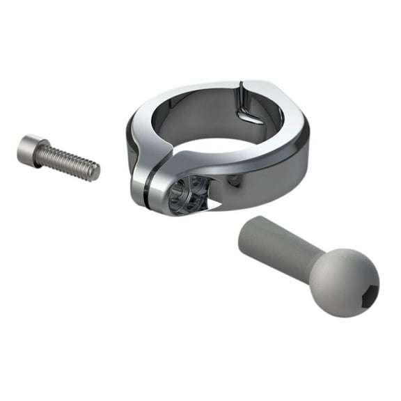CIRO 1-1/2in Chrome Aluminum Bar Mount (50134)