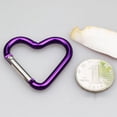 thumbnail image 5 of Aluminum Alloy Hanging Buckles Shaped Outdoor Color Safe Heart Buckle Small Heart Type Carabiner Color, 5 of 5