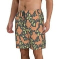 thumbnail image 2 of Goofa Squirrel And Nuts Printed Mens Swim Trunks Summer Quick Dry Short Beach Swimwear Bathing Suits-3X-Large, 2 of 9