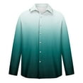 thumbnail image 4 of Cyinyin 2024 Choice Men Polo Shirt Collar Long Sleeved Mens Casual Shirts, Soild Color Cardigan Flowy Men's Polo Shirts Polyester Button Down Polo Shirt, 4 of 5
