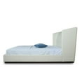 thumbnail image 4 of Manhattan Comfort Lenyx Faux Leather Full Size Bed Frame in Cream, 4 of 8