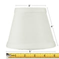 thumbnail image 2 of Home Concept Inc Modern Classics 5'' Linen Empire Candelabra Shade, 2 of 5