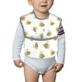 thumbnail image 6 of Hirioo Bee for Baby Waterproof Pocket Bib Adjustable Closed for Babies Toddlers with Large Pocket 6-24Months, 6 of 8