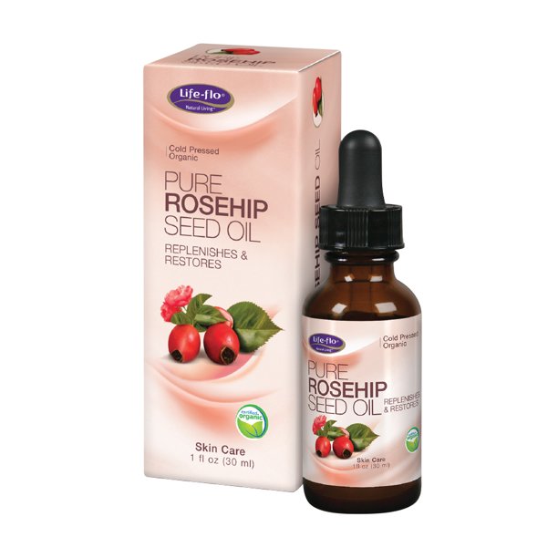 Life Flo Pure Organic Cold Pressed Rosehip Seed Oil Skincare 1oz Walmart Com Walmart Com