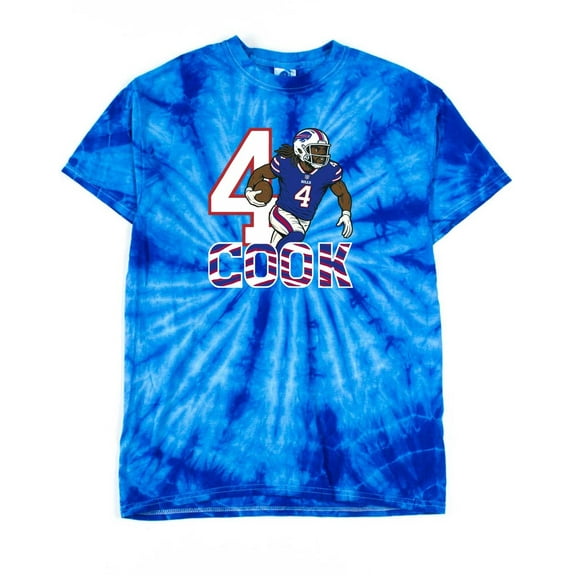 TIE-DYE James Cook 4 Buffalo TD Shirt T-Shirt