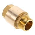 thumbnail image 2 of Shisuyan Brass One-Way Check Valve: Thread Anti-Backflow Valve For Water Systems Durable Plumbing Fitting For Home Industrial Use, 2 of 8