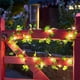 thumbnail image 5 of (5 metros) Luces de cadena de enredadera de arce solar, luces de ratán para decoración de jardín al aire libre con LED, nuevas luces de enredadera de hojas verdes, 5 of 5