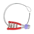 thumbnail image 4 of LOVIVER Starting Clamp 1M Extension Line Portable Tennis Equipment for Squash Tennis Red, 4 of 8