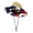 Patriot Chevron, variant on Unisex Wide Brim Straw Lifeguard Hat – Channel Island Sun Hat with Chin Strap for Men & Women