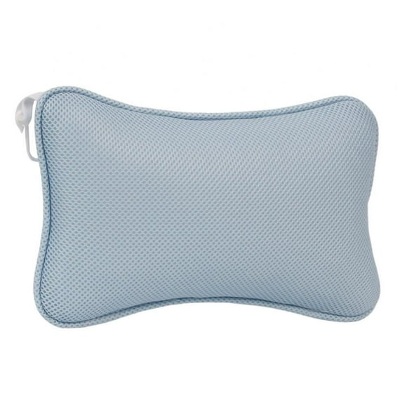 AMERTEER Comfortable Bath Pillow with 2 Suction Cups  Supports Neck and Shoulders Home Spa Pillows for Bathtub  Hot Tub  Jacuzzi  Bathtub Head Rest Pillow Relax & Comfy（Bone Shape）