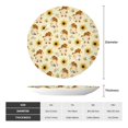 thumbnail image 2 of Disketp Watercolor Bee Honey Honeycomb Bee Ceramic Plate Dinner Plates Bone China Decorative Plates Art Ceramic Ornaments for Wall Hanging Decoration -8in, 2 of 6