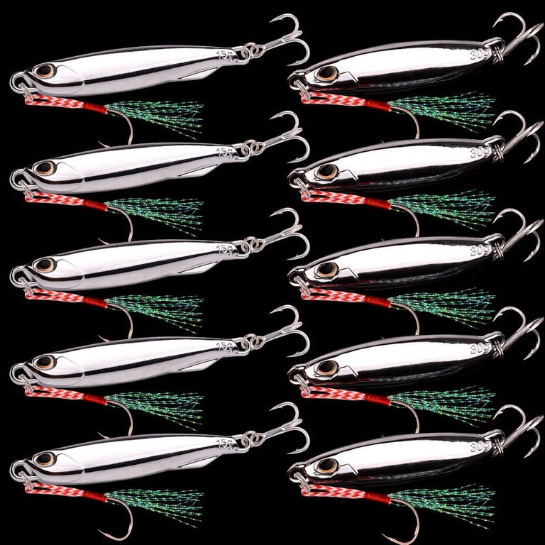 10pc/lot Metal Cast Jig Spoon 10g 20g 30g 40g Lures set With Hook Casting Jigging Fish Sea Bass Fishing Lure Artificial Bait 10pc/lot Metal Cast Jig Spoon 10g 20g 30g 40g Lures set With Hook Casting Jigging Fish Sea Bass Fishing Lure Artificial Bait