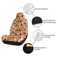 thumbnail image 4 of Uemuo Autumn Fox Pumpkin Lazy Pattern Car Seat Covers for Front Seats Waterproof Seat Covers for Cars, Universal Auto Front Seats Protector Fits for Car-, 4 of 6