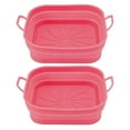 thumbnail image 2 of Doublure en Silicone pour Friteuse, 2 Pcs Panier en Silicone pour Friteuse Fonctionnalité Polyvalente, 2 of 8