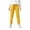 Yellow, variant on Boys High Waisted Pull on Baggy Lined Sweatpants Fall Winter Athletic Jogger Lounge Trousers Cinch Bottom
