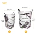 thumbnail image 5 of Bingfone Lavender Herbs And Plants Waterproof Foldable Laundry Hamper Bucket With Handles For Storage Bin,Clothes Hamper (Small), 5 of 8