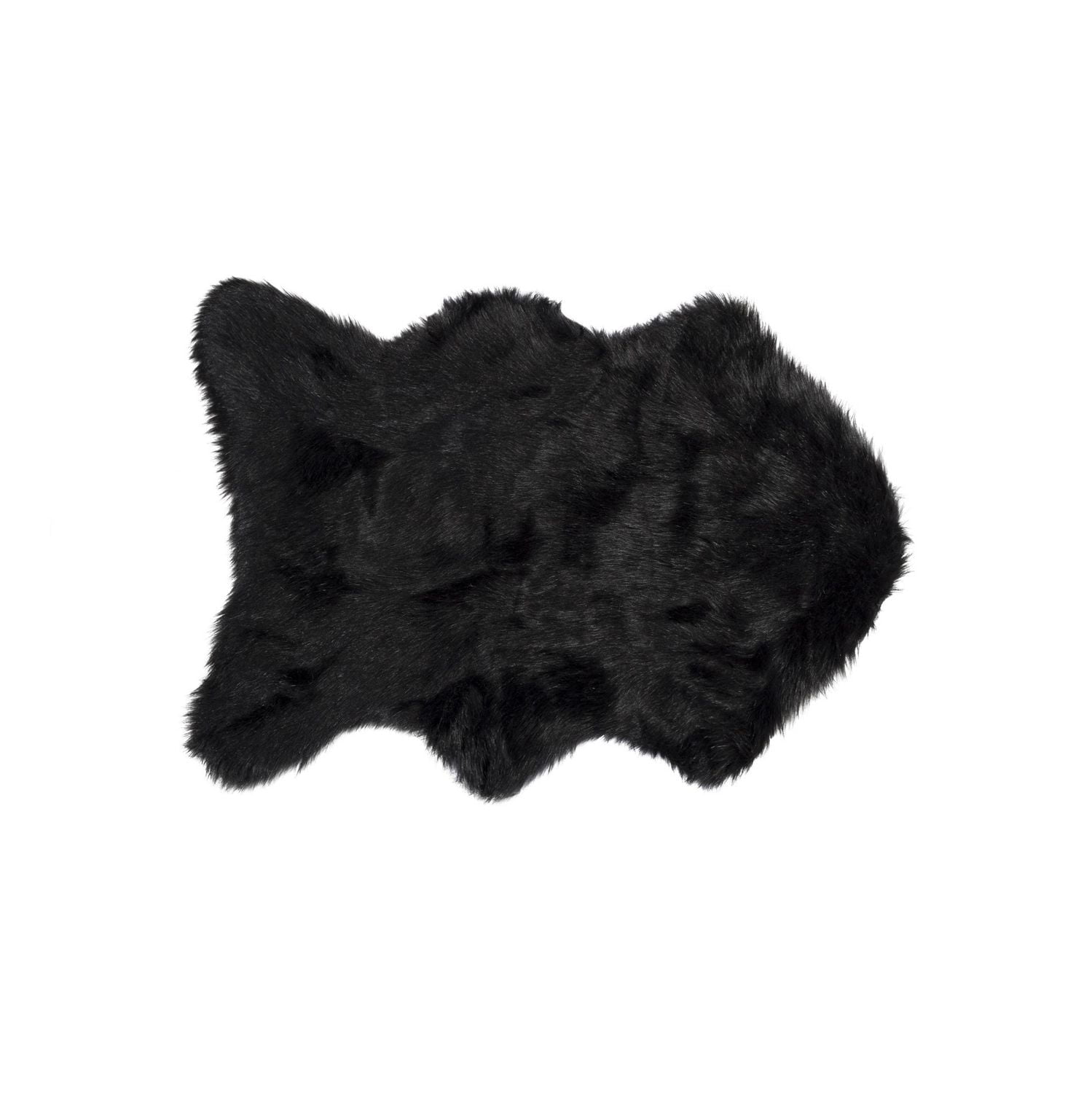 H-Luxe 2'X3' Gordon Faux Sheepskin Rug