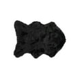 thumbnail image 1 of H-Luxe 2'X3' Gordon Faux Sheepskin Rug, 1 of 5