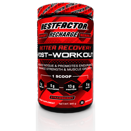 Bestfactor Recharge Post Workout Protein Powder With Bcaa Creatine And L Glutamine By Best Factor Muscle Building Recovery Powder For Men And Women Bestfactor Recharge Post Workout Protein Powder With Bcaa Creatine And L Glutamine By Best Factor Muscle Building Recovery Powder For Men And Women