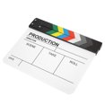 thumbnail image 4 of Director Scene Clapperboard, Acrylic Film Movie Clapboard Movie Film Clap Board  For Role Playing For Video Manufacture For Camera Photography For Movie Film, 4 of 8