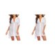 thumbnail image 1 of Minnieouse Vestido de verano con botones para viajar, senderismo, caminar en la playa, blusa para mujer, ropa abierta frontal para niña, ropa de METRO 2piezas, 1 of 1