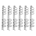 thumbnail image 2 of Shuliwen Operitacx 6pcs Metal A6 Notebook 6 Ring Binder Mechanism Replacement Kit, 2 of 10